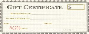 Gift-Certificates